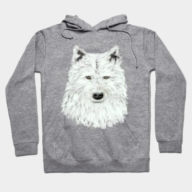 Winter Wolf Hoodie by Wolf Cove Creations